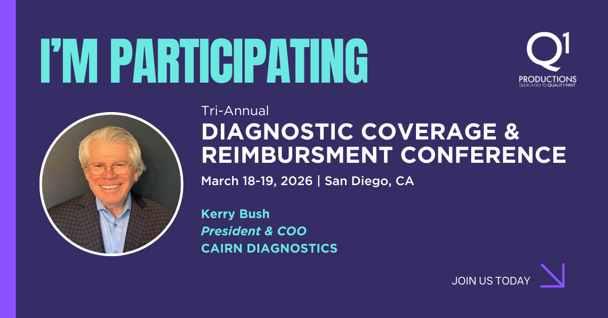 Kerry Bush, Speaking at Diagnostic Coverage & Reimbursement Conference